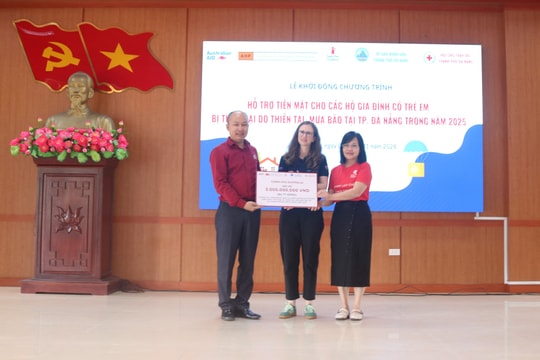 Chính phủ Úc hỗ trợ hơn 3 tỷ đồng cho trẻ em Đà Nẵng bị ảnh hưởng do thiên tai