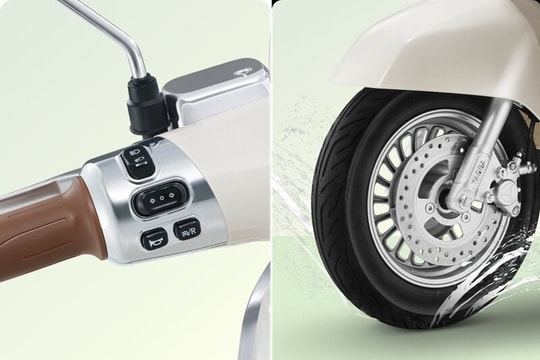 Yadea Ossy: Xe máy điện phong cách Pháp tích hợp công nghệ TCS giá 22 triệu đồng