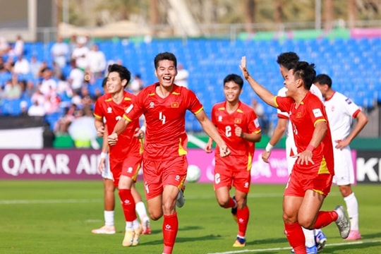 U23 Việt Nam thắng Jordan 2-0 tại giải châu Á: Vũ khí tình huống cố định