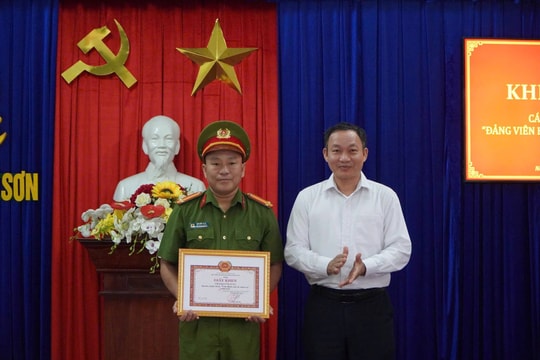 Công an xã Nông Sơn giữ vững địa bàn không ma túy