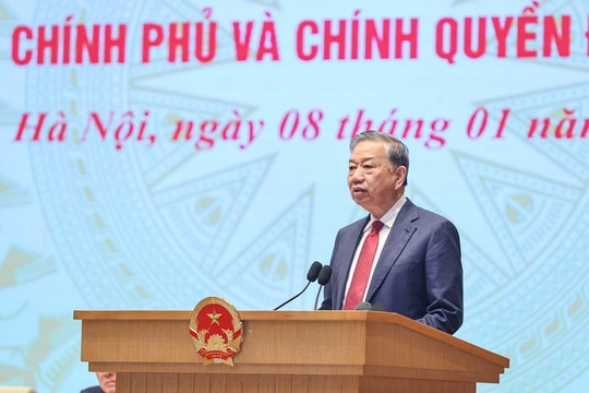 Tổng Bí thư Tô Lâm: Đổi mới căn bản tư duy phát triển, phân cấp, phân quyền mạnh mẽ