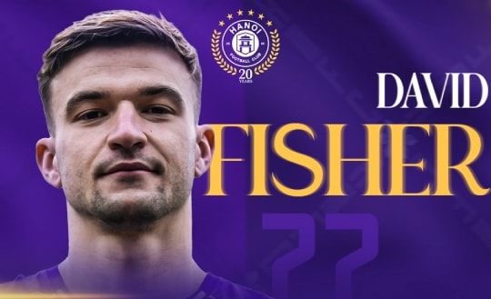 Hà Nội FC chính thức ra mắt ngoại binh David Fisher: Cựu tiền đạo AFC Wimbledon thay thế Willian Maranhao