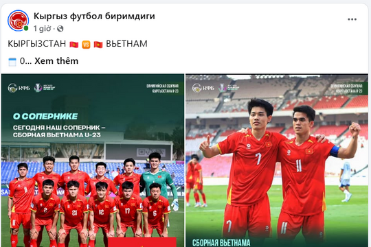 LĐBĐ Kyrgyzstan dè chừng U23 Việt Nam: Nhắc lại kỳ tích Thường Châu trước đại chiến