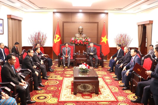 Laos' Salavan delegation visits Da Nang for New Year greetings
