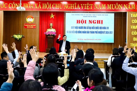 Giới thiệu nhân sự ứng cử đại biểu Quốc hội khóa XVI và đại biểu HĐND thành phố Đà Nẵng khóa XI