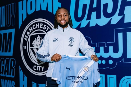 Man City hoàn tất chiêu mộ Antoine Semenyo với tổng giá trị 73,7 triệu euro