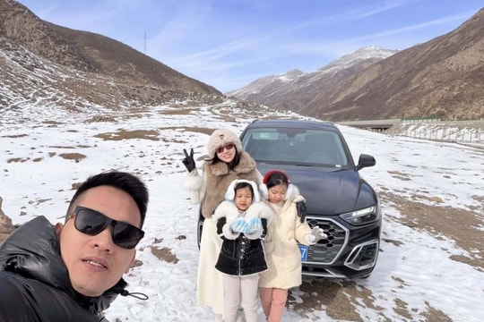 Thanh Hải: Hành trình tự lái xe ngắm tuyết tại hồ nước mặn lớn nhất Trung Quốc