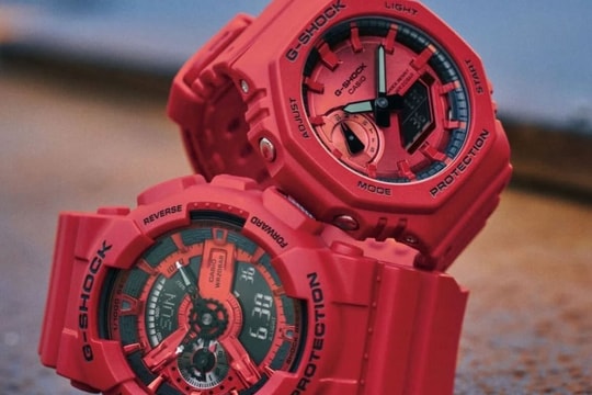 Casio ra mắt bộ sưu tập 4 mẫu đồng hồ G-Shock sắc đỏ rực rỡ tại thị trường Mỹ