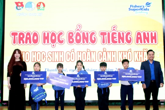 Đoàn phường Thanh Khê trao học bổng trị giá 1,25 tỷ đồng cho học sinh có hoàn cảnh khó khăn