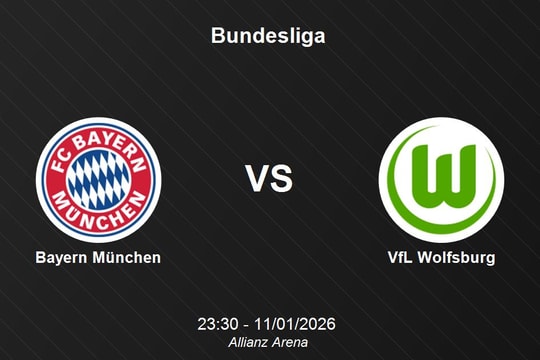 Nhận định Bayern München vs VfL Wolfsburg - Bundesliga: Sức mạnh áp đảo tại Allianz Arena