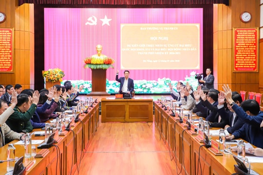 Bí thư Thành ủy Đà Nẵng Lê Ngọc Quang được giới thiệu ứng cử đại biểu Quốc hội khóa XVI, nhiệm kỳ 2026 - 2031