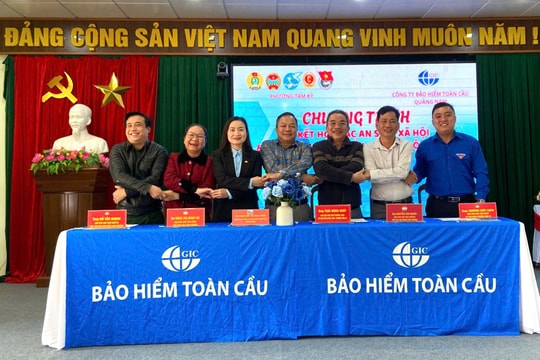 Phường Tam Kỳ ký kết hợp tác an sinh xã hội