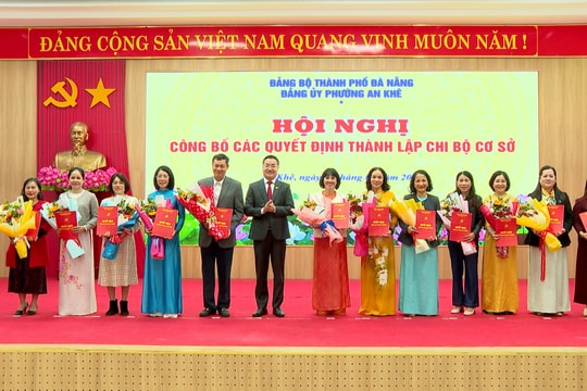 Phường An Khê nâng cấp 12 chi bộ trực thuộc lên chi bộ cơ sở