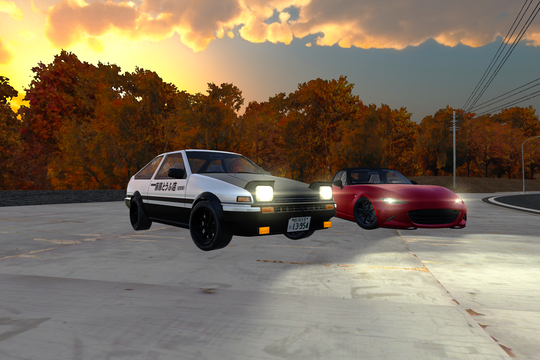 Tặng miễn phí Initial Drift Online trên Steam: Game đua xe lấy cảm hứng từ anime huyền thoại