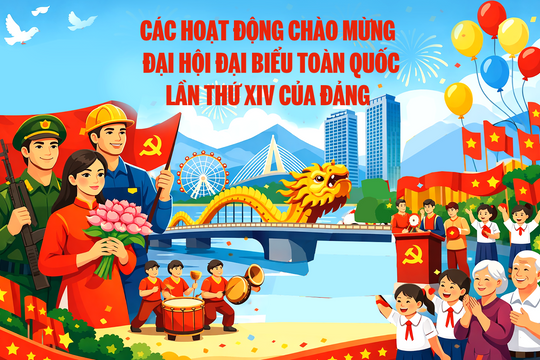 Nhiều hoạt động, sự kiện tại Đà Nẵng chào mừng Đại hội đại biểu toàn quốc lần thứ XIV của Đảng