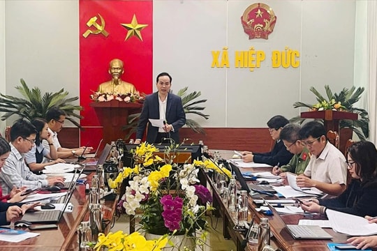 Ban bầu cử đại biểu HĐND thành phố Đà Nẵng khóa XI làm việc tại đơn vị bầu cử số 22