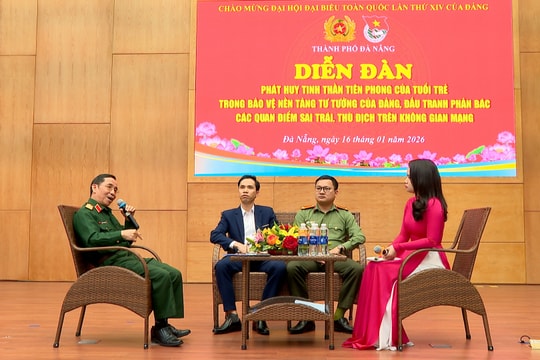 Diễn đàn phát huy tinh thần tiên phong của tuổi trẻ trong bảo vệ nền tảng tư tưởng của Đảng