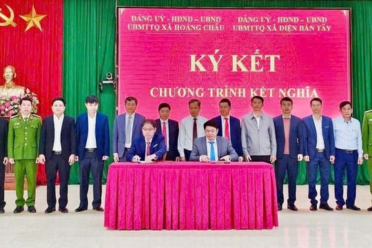 Xã Điện Bàn Tây và xã Hoằng Châu (Thanh Hóa) kết nghĩa