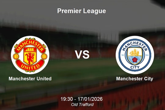 Nhận định Manchester United vs Manchester City - Derby Manchester vòng 22 Premier League