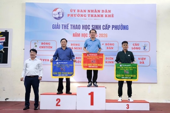 Hấp dẫn Giải thể thao học sinh phường Thanh Khê