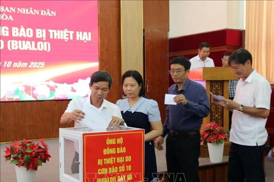 Ban Vận động cứu trợ Trung ương sẽ dừng tiếp nhận ủng hộ đồng bào bị bão lụt sau ngày 31/1