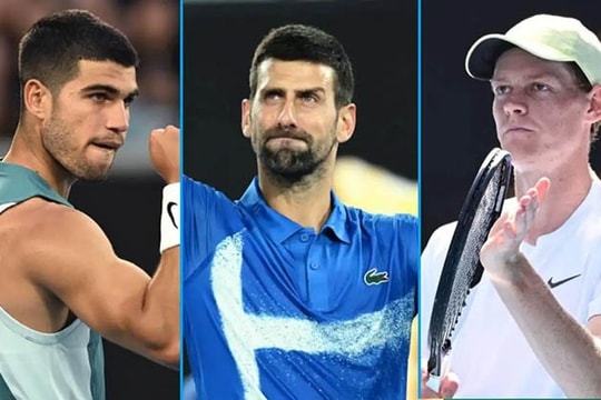 Novak Djokovic tuyên chiến với Alcaraz và Sinner trước thềm Australian Open