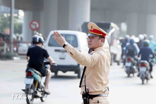 Hà Nội phân luồng giao thông cho Chương trình nghệ thuật chào mừng Đại hội XIV