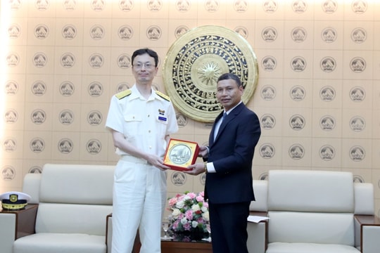 Da Nang leaders welcome commander of the Japan Coast Guard