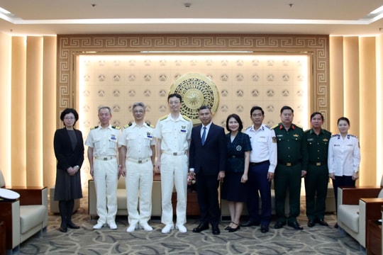 Lãnh đạo thành phố Đà Nẵng tiếp chỉ huy Lực lượng bảo vệ bờ biển Nhật Bản