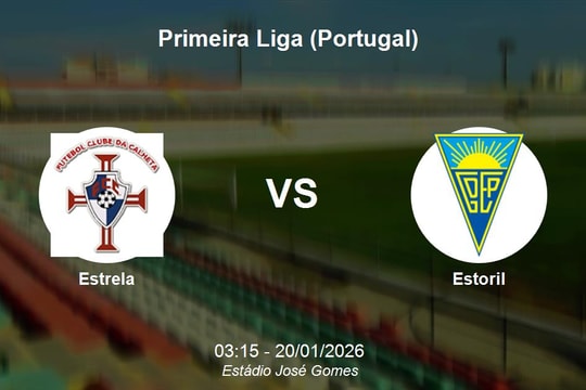 Nhận định Estrela vs Estoril - Primeira Liga: Màn so tài kịch tính tại Estádio José Gomes