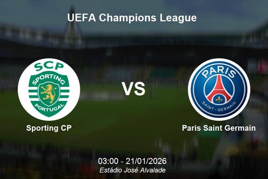 Nhận định Sporting CP vs Paris Saint Germain - UEFA Champions League ngày 21/01