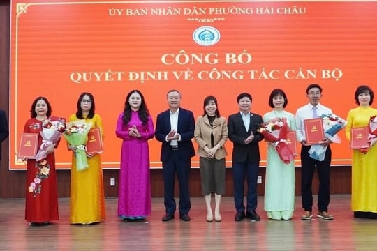 Phường Hải Châu điều động, bổ nhiệm nhiều cán bộ quản lý trường công lập