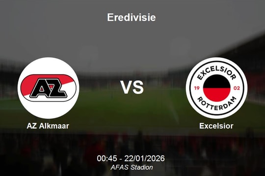Nhận định AZ Alkmaar vs Excelsior - Vòng 19 giải Eredivisie