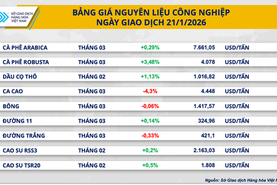 Giá cà phê Robusta vọt tăng 3,5%, đồng COMEX lùi sâu về mốc 12.716 USD/tấn