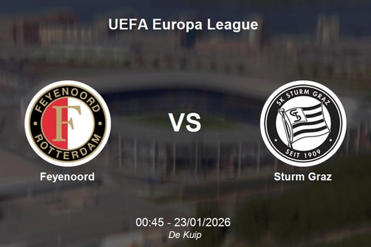 Nhận định Feyenoord vs Sturm Graz - UEFA Europa League