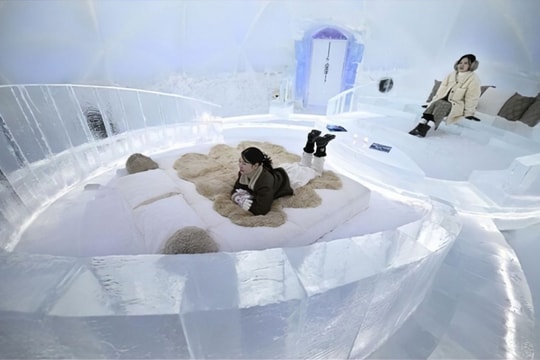 Hokkaido: Trải nghiệm lưu trú tại khách sạn băng nguyên khối độc đáo nhất Nhật Bản