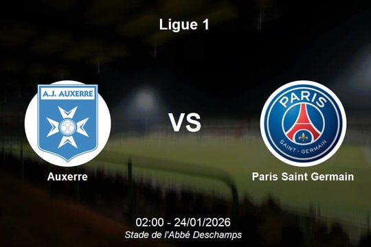 Nhận định Auxerre vs Paris Saint-Germain - Ligue 1: Chênh lệch đẳng cấp tại Stade de l'Abbé Deschamps