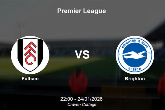 Nhận định Fulham vs Brighton - Đại chiến giữa bảng vòng 23 Premier League