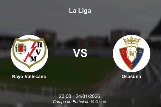 Nhận định Rayo Vallecano vs Osasuna - La Liga: Cuộc chiến cân não tại Vallecas