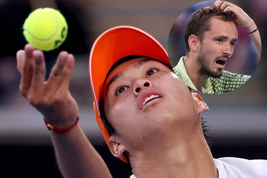 Learner Tien gây địa chấn Australian Open: Đánh bại Medvedev sau 3 set trắng