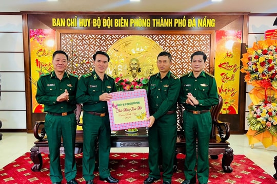 Bộ Tư lệnh Bộ đội Biên phòng thăm, chúc Tết Quân khu 5