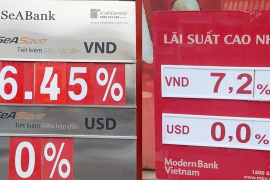 Lãi suất ngân hàng hôm nay 26/1: Thực tế tại quầy cao hơn niêm yết tới 1,7%