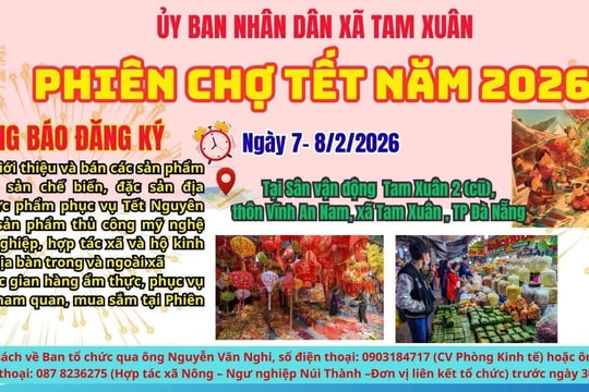 Tổ chức Phiên chợ Tết năm 2026
