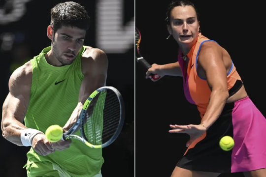 Australian Open 2026 dậy sóng: Alcaraz và Sabalenka bị buộc tháo vật bất ly thân ngay trên sân