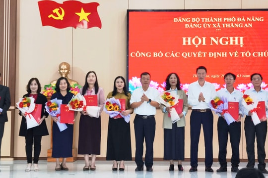 Đảng ủy xã Thăng An thành lập 17 chi bộ cơ sở trực thuộc