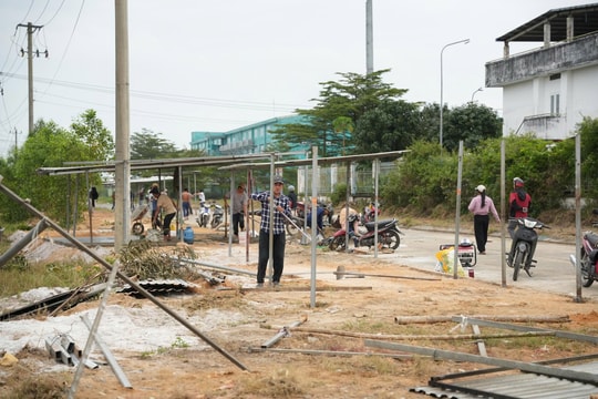 Di dời điểm kinh doanh tạm, lập lại mỹ quan cụm công nghiệp Hà Lam - Chợ Được