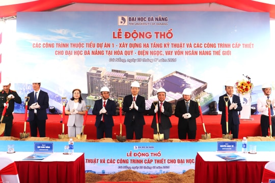 Động thổ 5 công trình gần 1.080 tỷ đồng để phát triển Đại học Đà Nẵng