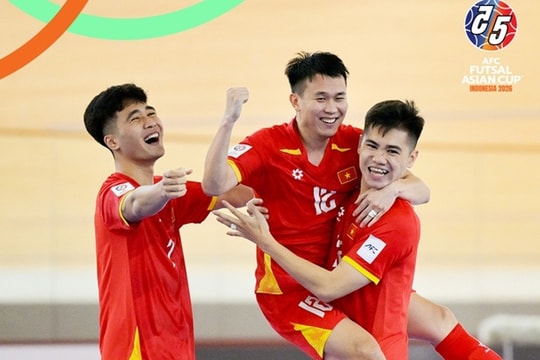 Tuyển futsal Việt Nam hạ Lebanon 2-0: CĐV châu Á thán phục sức mạnh của thầy trò Giustozzi