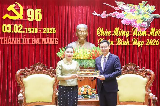 Lãnh đạo thành phố tiếp Tân Tổng Lãnh sự Lào tại Đà Nẵng