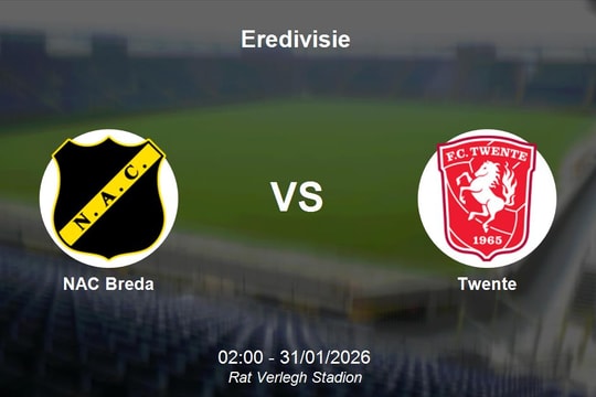 Nhận định NAC Breda vs Twente - Giải VĐQG Hà Lan Eredivisie